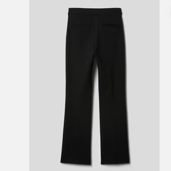 GAP Kick Crop PONTE Black Comfort Stretch Pants Trouser Crease Size 4 TALL RT$70 - Picture 6 of 6